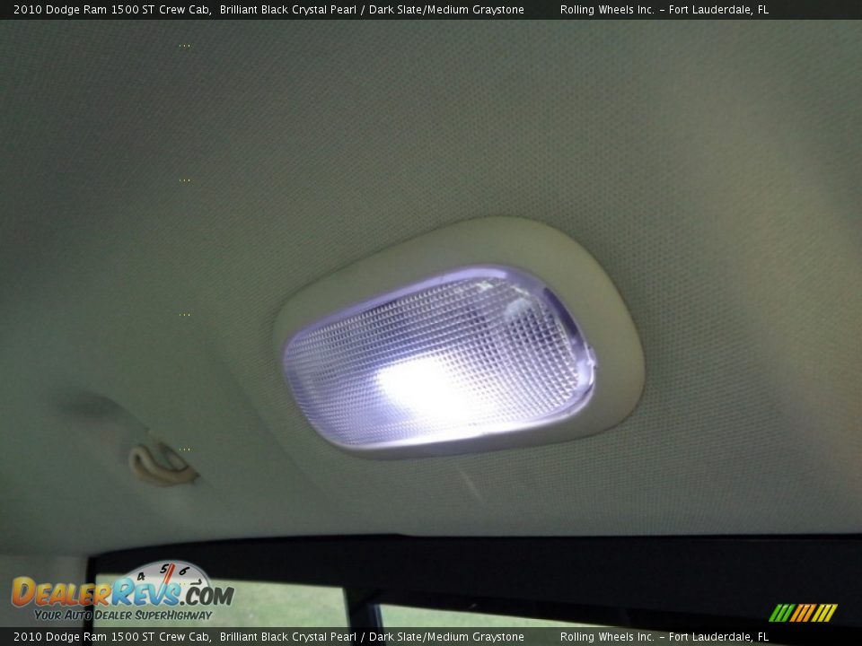 2010 Dodge Ram 1500 ST Crew Cab Brilliant Black Crystal Pearl / Dark Slate/Medium Graystone Photo #35