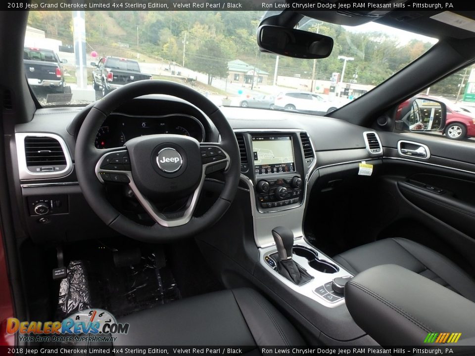 2018 Jeep Grand Cherokee Limited 4x4 Sterling Edition Velvet Red Pearl / Black Photo #12