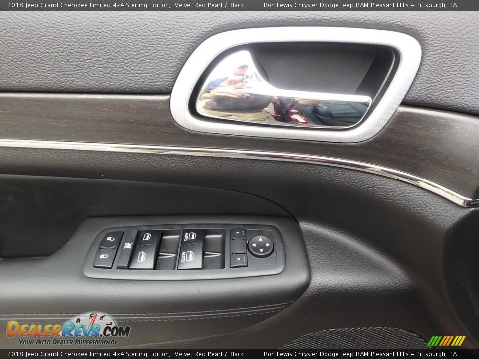 2018 Jeep Grand Cherokee Limited 4x4 Sterling Edition Velvet Red Pearl / Black Photo #13