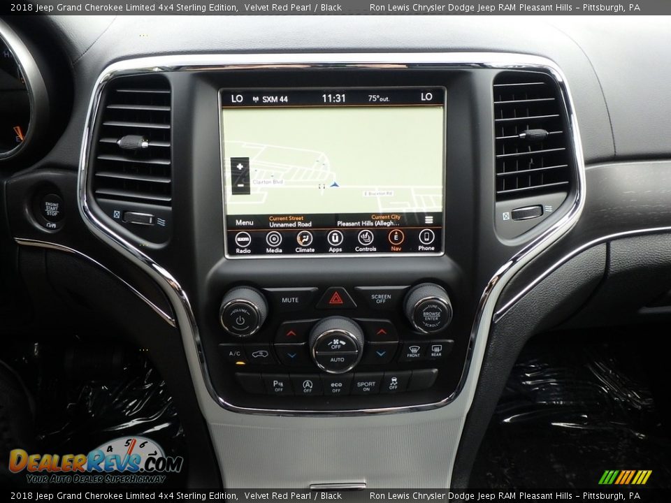 2018 Jeep Grand Cherokee Limited 4x4 Sterling Edition Velvet Red Pearl / Black Photo #17