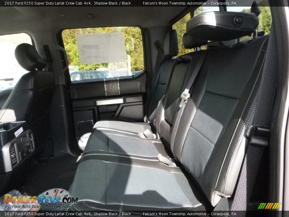 2017 Ford F250 Super Duty Lariat Crew Cab 4x4 Shadow Black / Black Photo #8