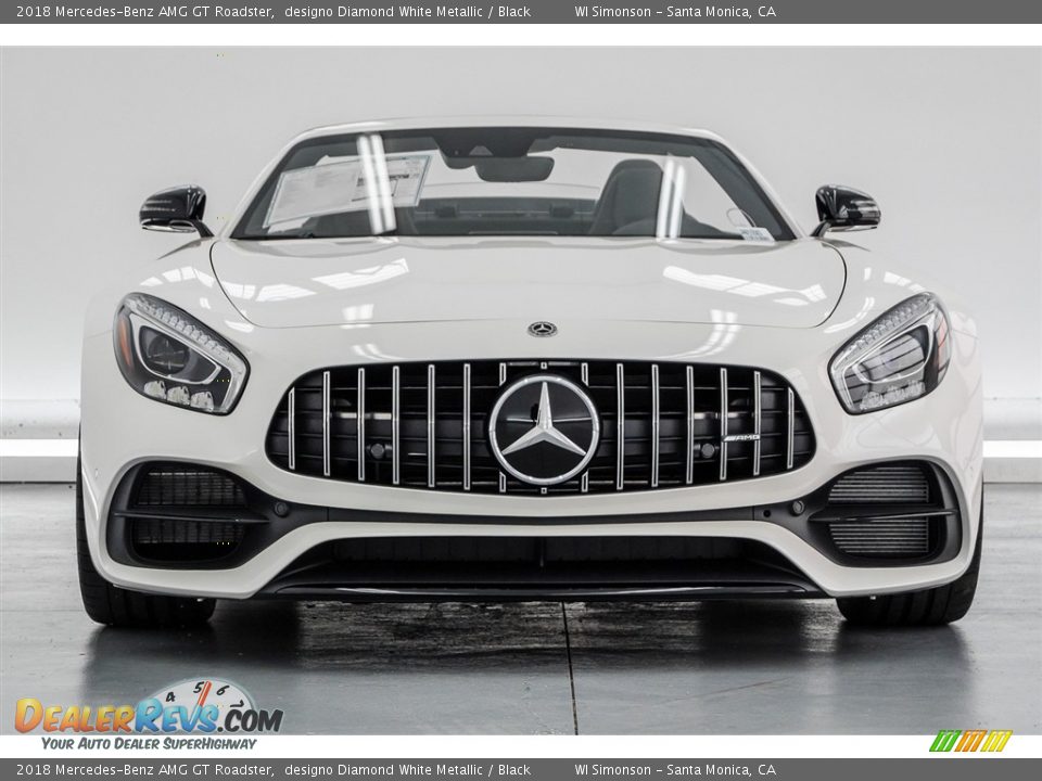 designo Diamond White Metallic 2018 Mercedes-Benz AMG GT Roadster Photo #4