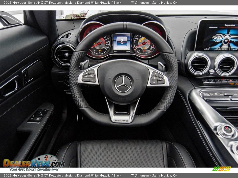 2018 Mercedes-Benz AMG GT Roadster Steering Wheel Photo #7