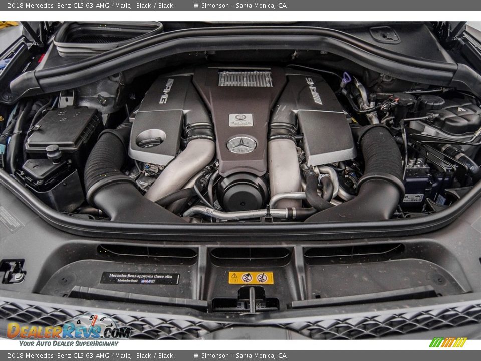 2018 Mercedes-Benz GLS 63 AMG 4Matic 5.5 Liter AMG biturbo DOHC 32-Valve VVT V8 Engine Photo #9