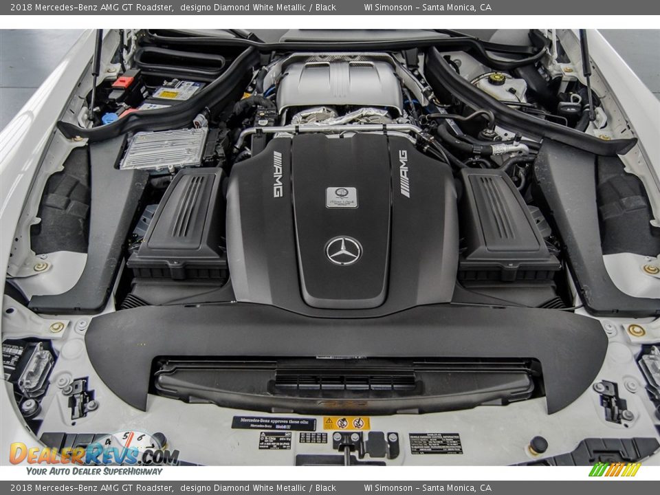2018 Mercedes-Benz AMG GT Roadster 4.0 Liter AMG Twin-Turbocharged DOHC 32-Valve VVT V8 Engine Photo #15