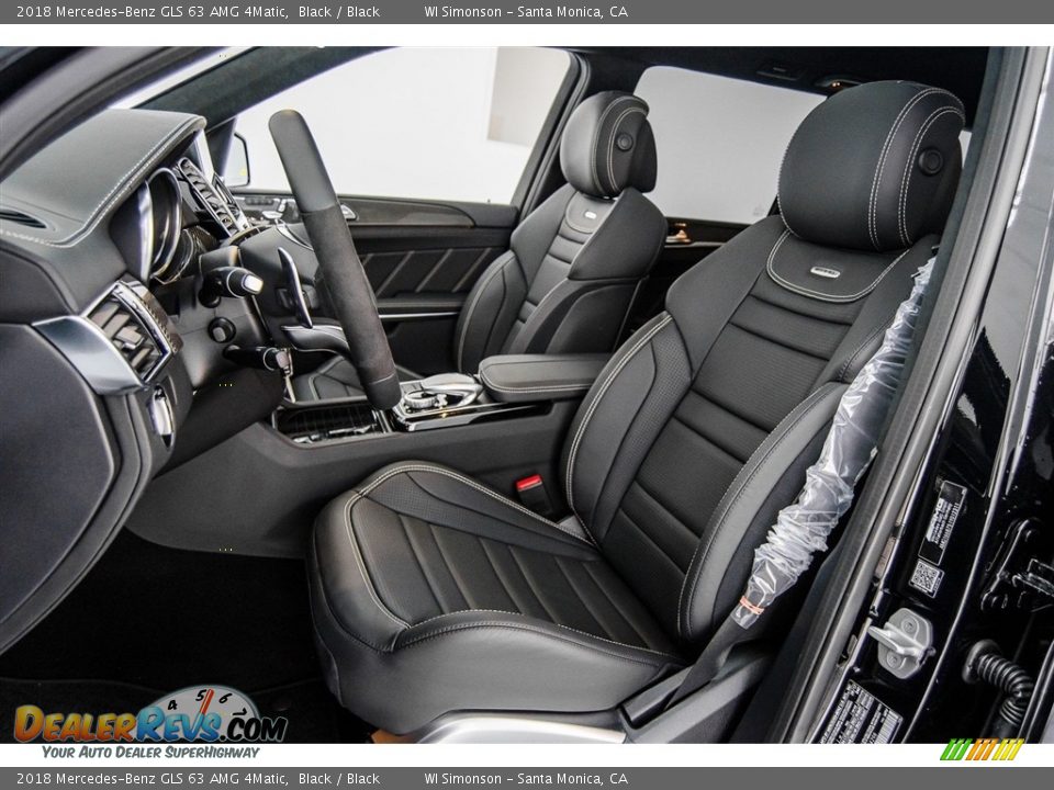 Black Interior - 2018 Mercedes-Benz GLS 63 AMG 4Matic Photo #16