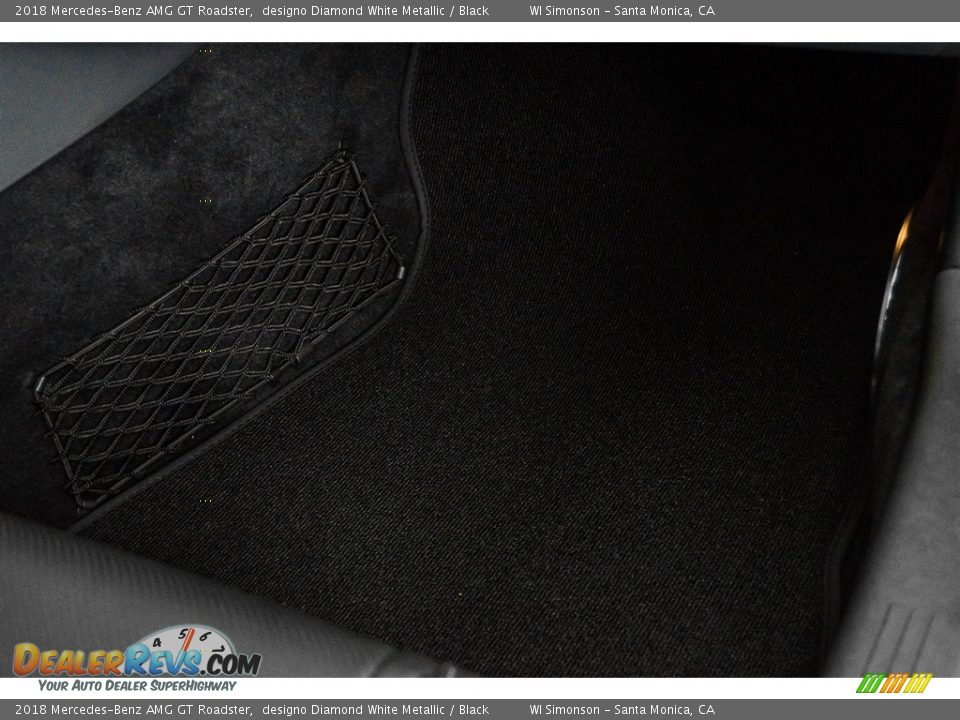 2018 Mercedes-Benz AMG GT Roadster designo Diamond White Metallic / Black Photo #24