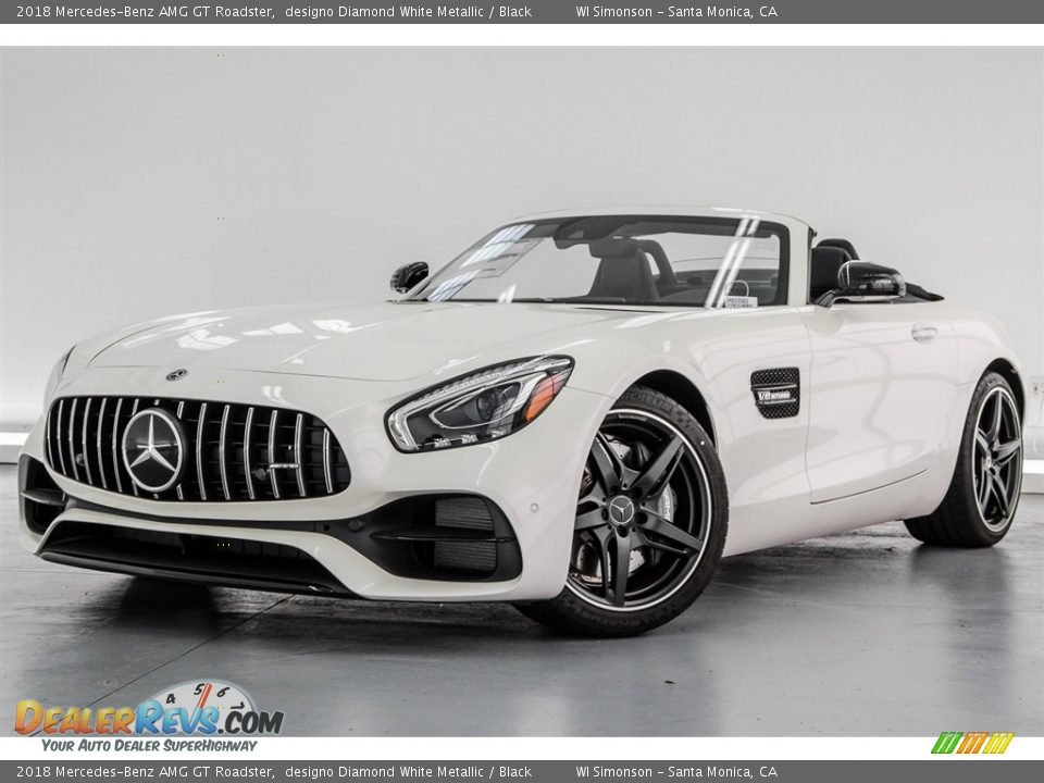 designo Diamond White Metallic 2018 Mercedes-Benz AMG GT Roadster Photo #35