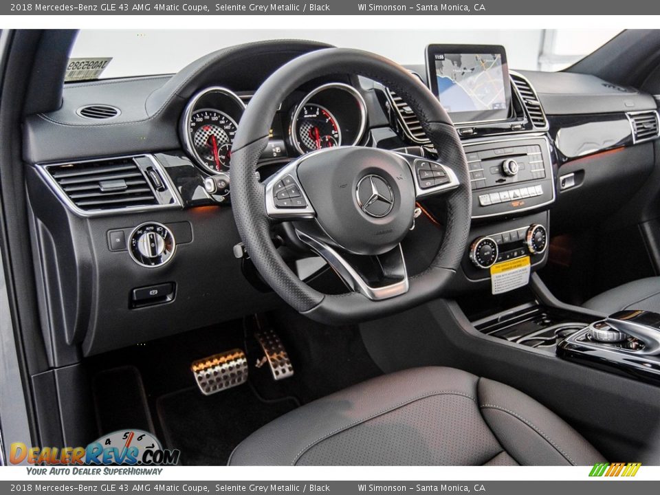 Dashboard of 2018 Mercedes-Benz GLE 43 AMG 4Matic Coupe Photo #6