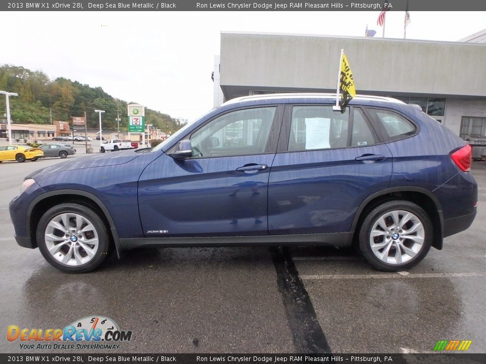 2013 BMW X1 xDrive 28i Deep Sea Blue Metallic / Black Photo #2