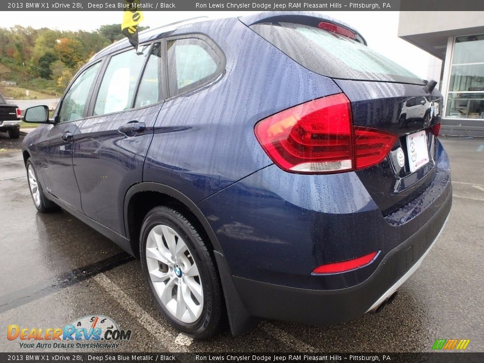 2013 BMW X1 xDrive 28i Deep Sea Blue Metallic / Black Photo #3