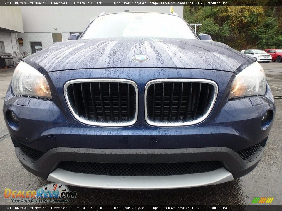 2013 BMW X1 xDrive 28i Deep Sea Blue Metallic / Black Photo #9
