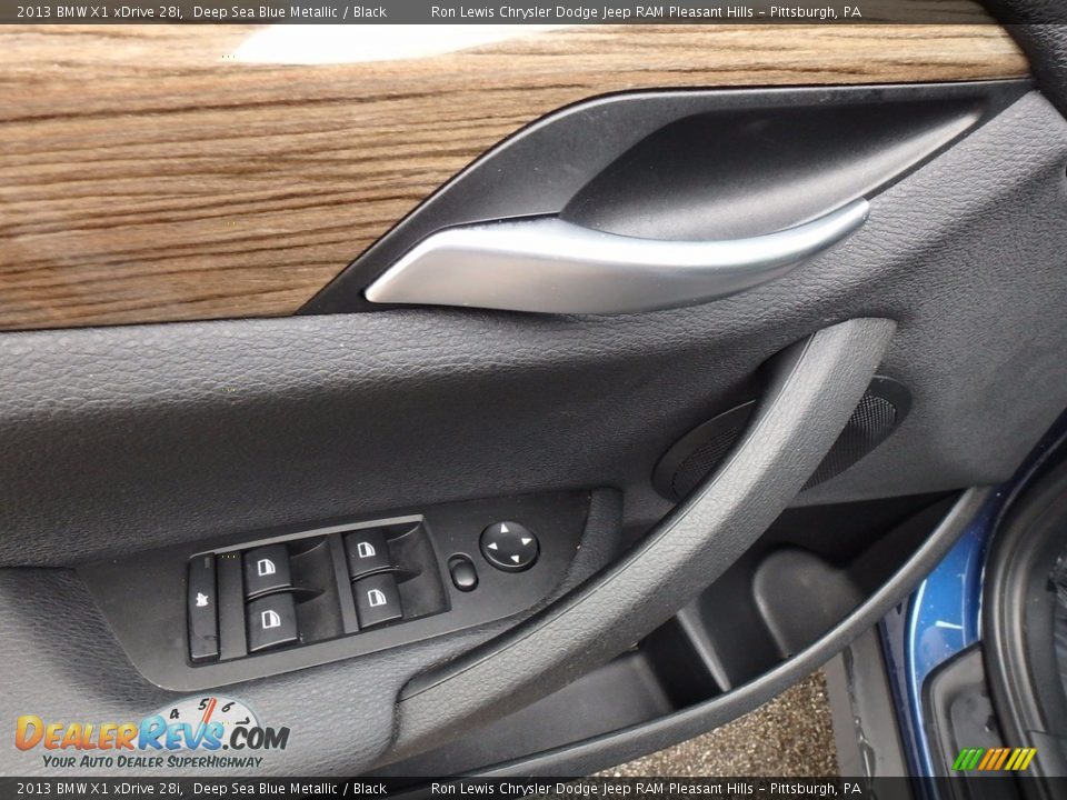 2013 BMW X1 xDrive 28i Deep Sea Blue Metallic / Black Photo #14