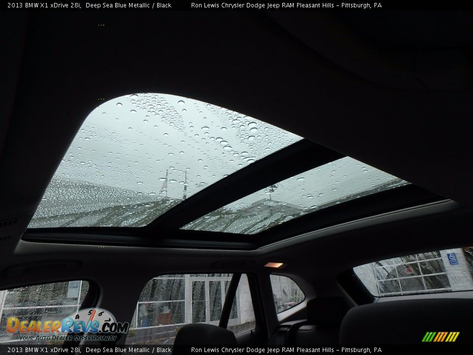 2013 BMW X1 xDrive 28i Deep Sea Blue Metallic / Black Photo #17
