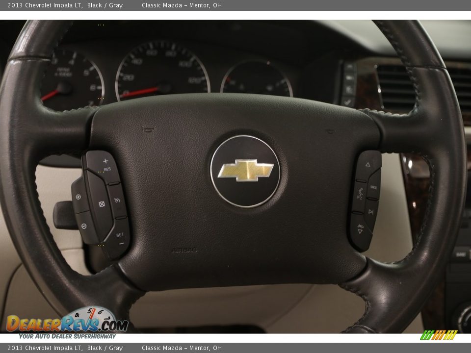2013 Chevrolet Impala LT Black / Gray Photo #6