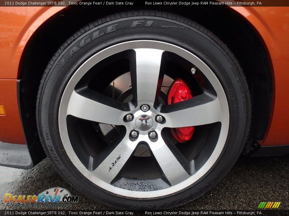 2011 Dodge Challenger SRT8 392 Toxic Orange Pearl / Dark Slate Gray Photo #9