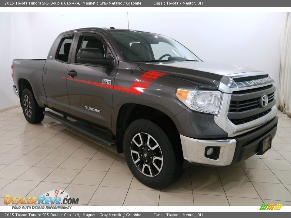 2015 Toyota Tundra SR5 Double Cab 4x4 Magnetic Gray Metallic / Graphite Photo #1