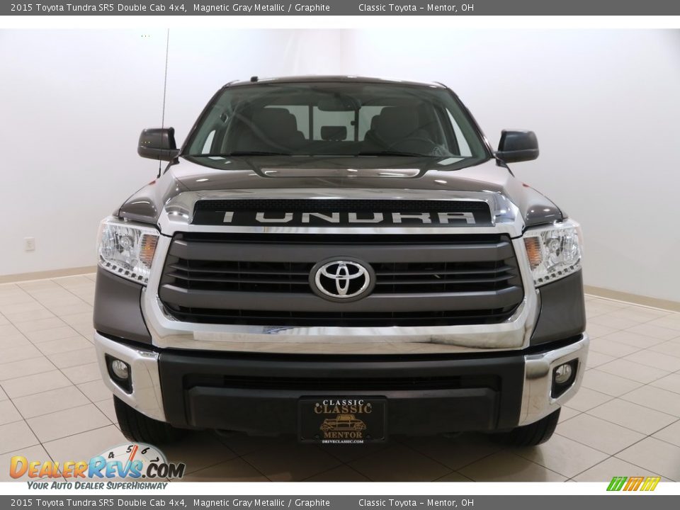 2015 Toyota Tundra SR5 Double Cab 4x4 Magnetic Gray Metallic / Graphite Photo #2