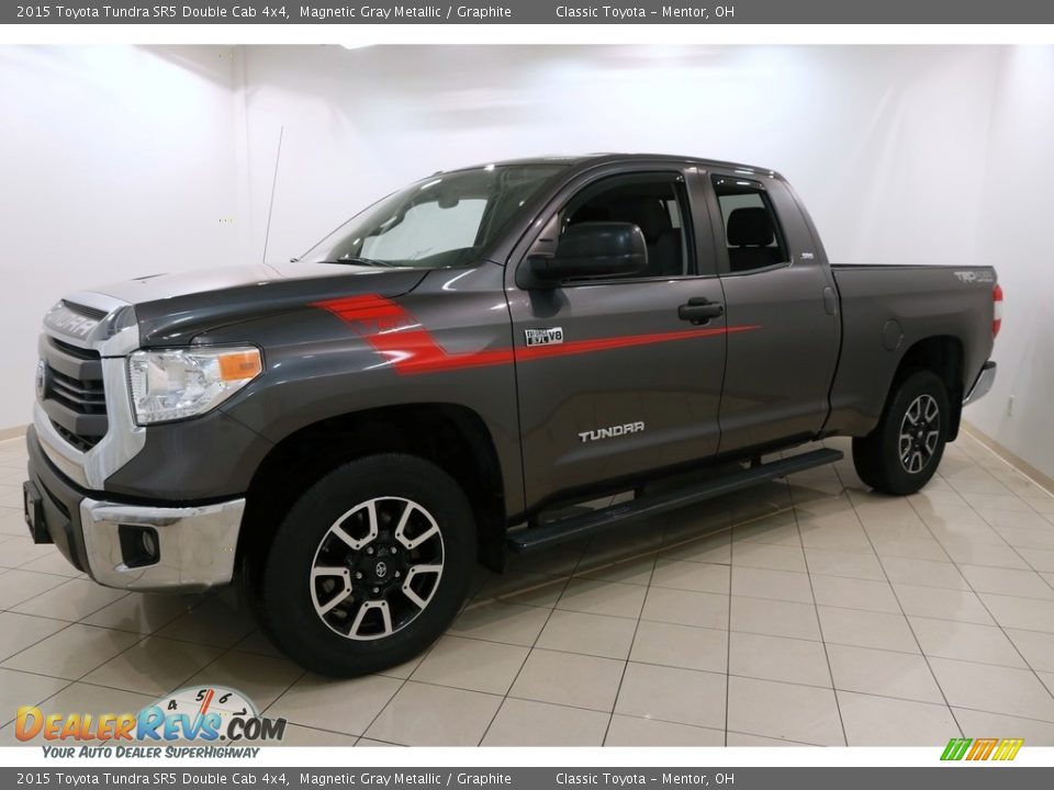 2015 Toyota Tundra SR5 Double Cab 4x4 Magnetic Gray Metallic / Graphite Photo #3