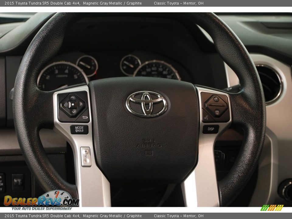 2015 Toyota Tundra SR5 Double Cab 4x4 Magnetic Gray Metallic / Graphite Photo #8
