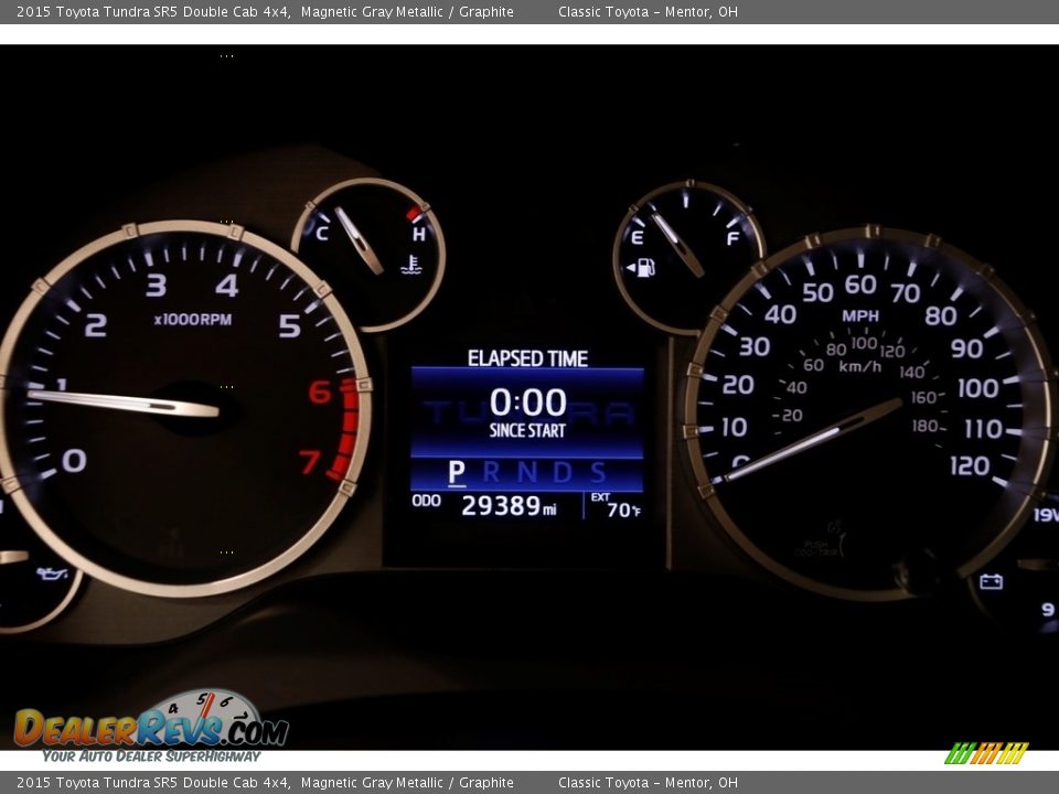 2015 Toyota Tundra SR5 Double Cab 4x4 Magnetic Gray Metallic / Graphite Photo #9