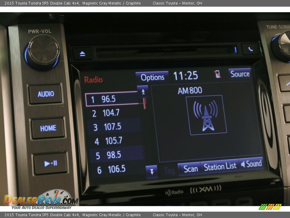 2015 Toyota Tundra SR5 Double Cab 4x4 Magnetic Gray Metallic / Graphite Photo #14