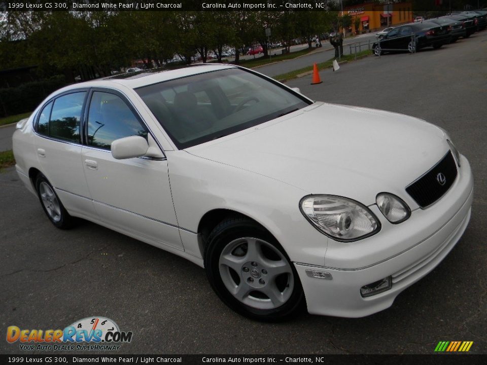 1999 Lexus GS 300 Diamond White Pearl / Light Charcoal Photo #3