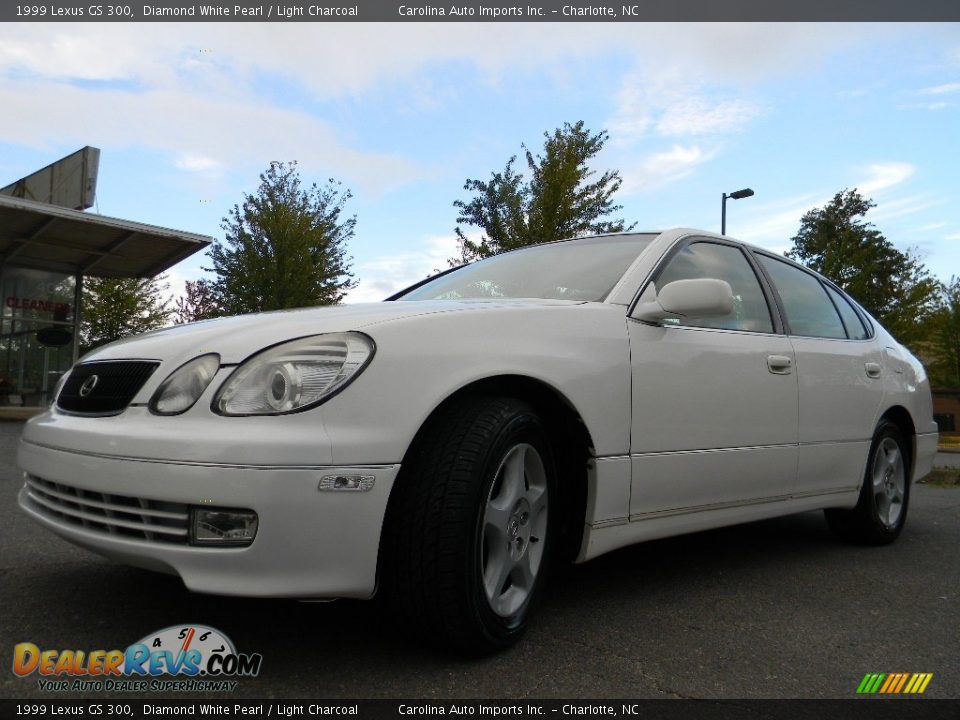 1999 Lexus GS 300 Diamond White Pearl / Light Charcoal Photo #6
