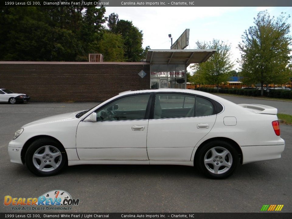 1999 Lexus GS 300 Diamond White Pearl / Light Charcoal Photo #7