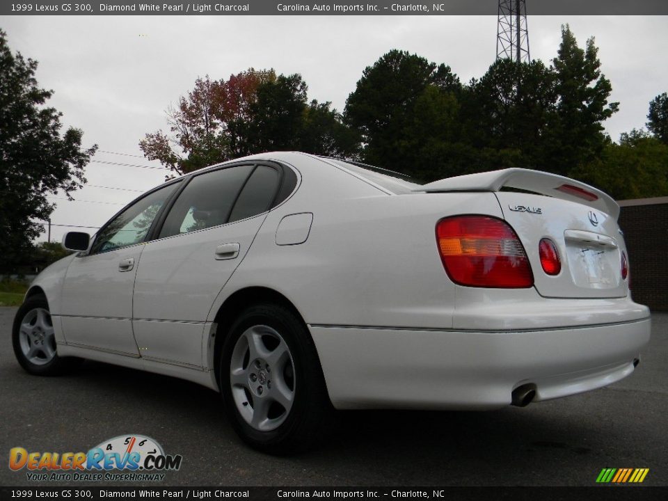 1999 Lexus GS 300 Diamond White Pearl / Light Charcoal Photo #8