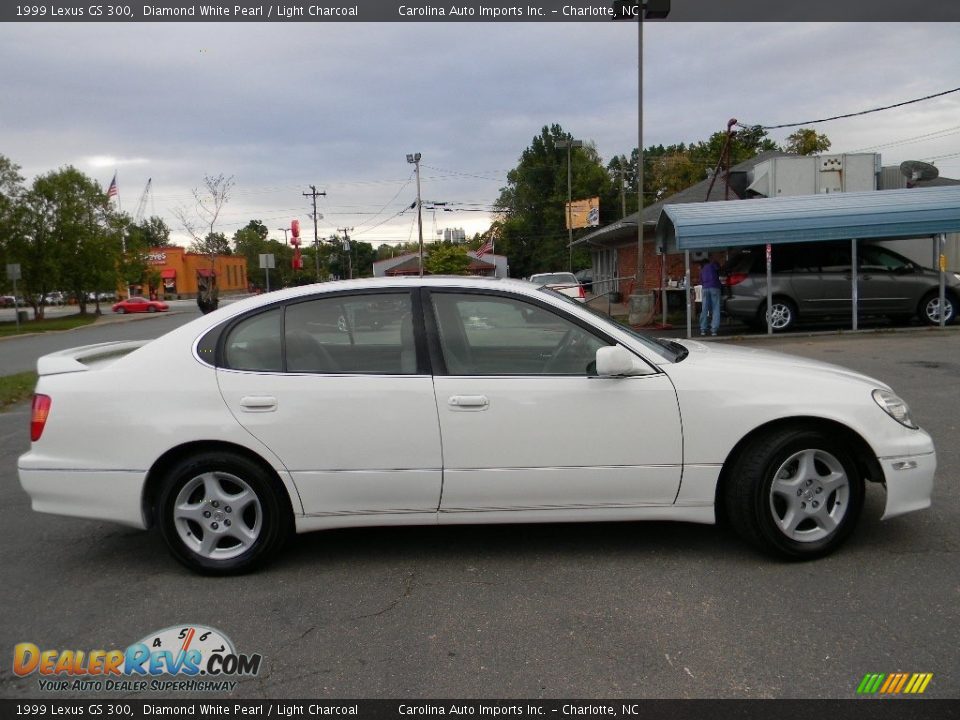 1999 Lexus GS 300 Diamond White Pearl / Light Charcoal Photo #11