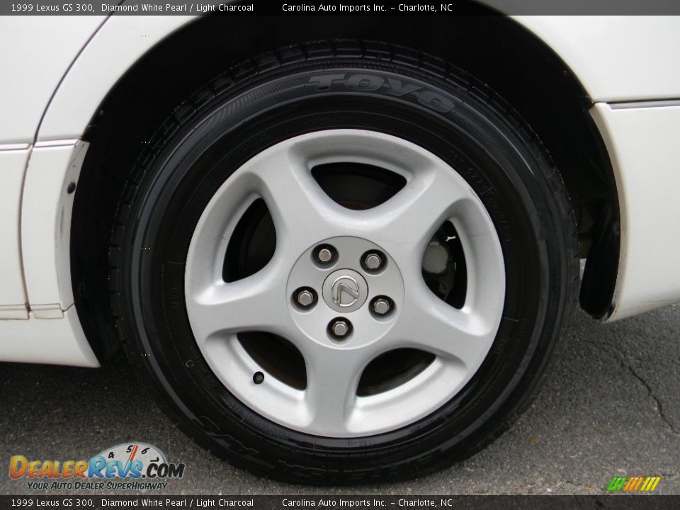 1999 Lexus GS 300 Diamond White Pearl / Light Charcoal Photo #26