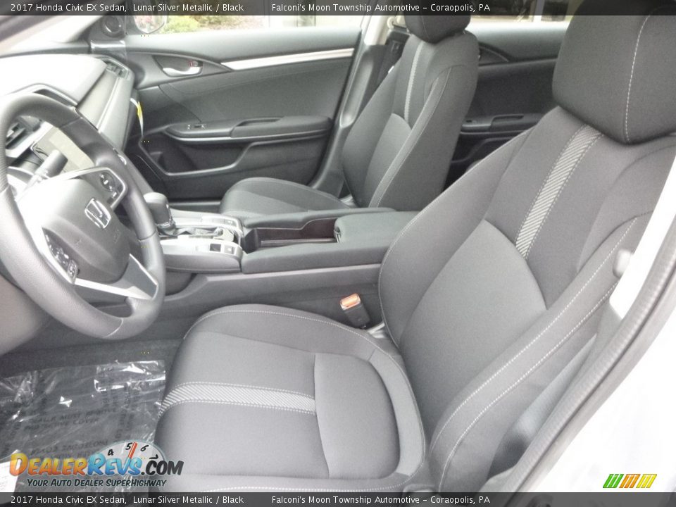 2017 Honda Civic EX Sedan Lunar Silver Metallic / Black Photo #8