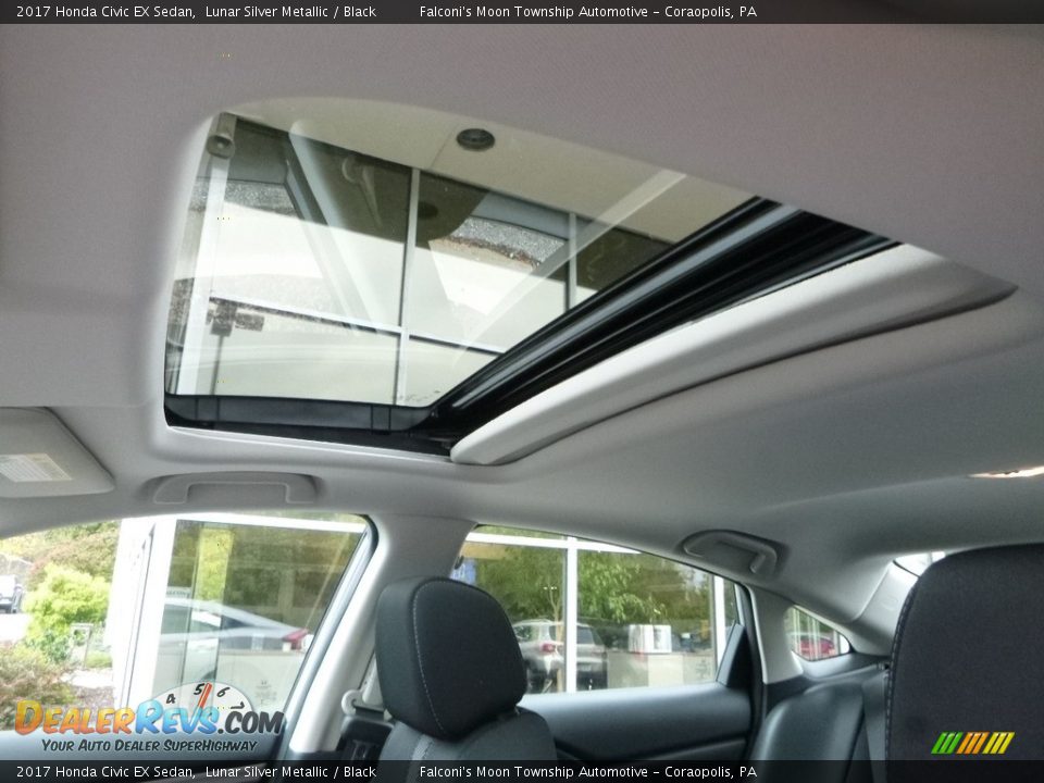 2017 Honda Civic EX Sedan Lunar Silver Metallic / Black Photo #13