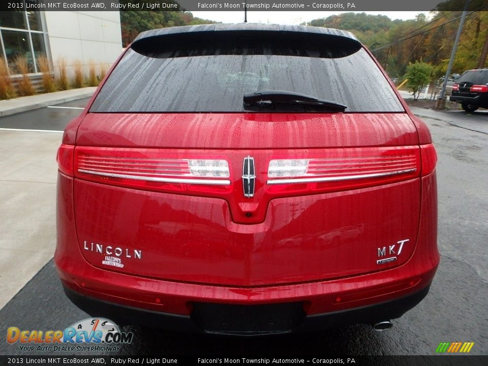2013 Lincoln MKT EcoBoost AWD Ruby Red / Light Dune Photo #3