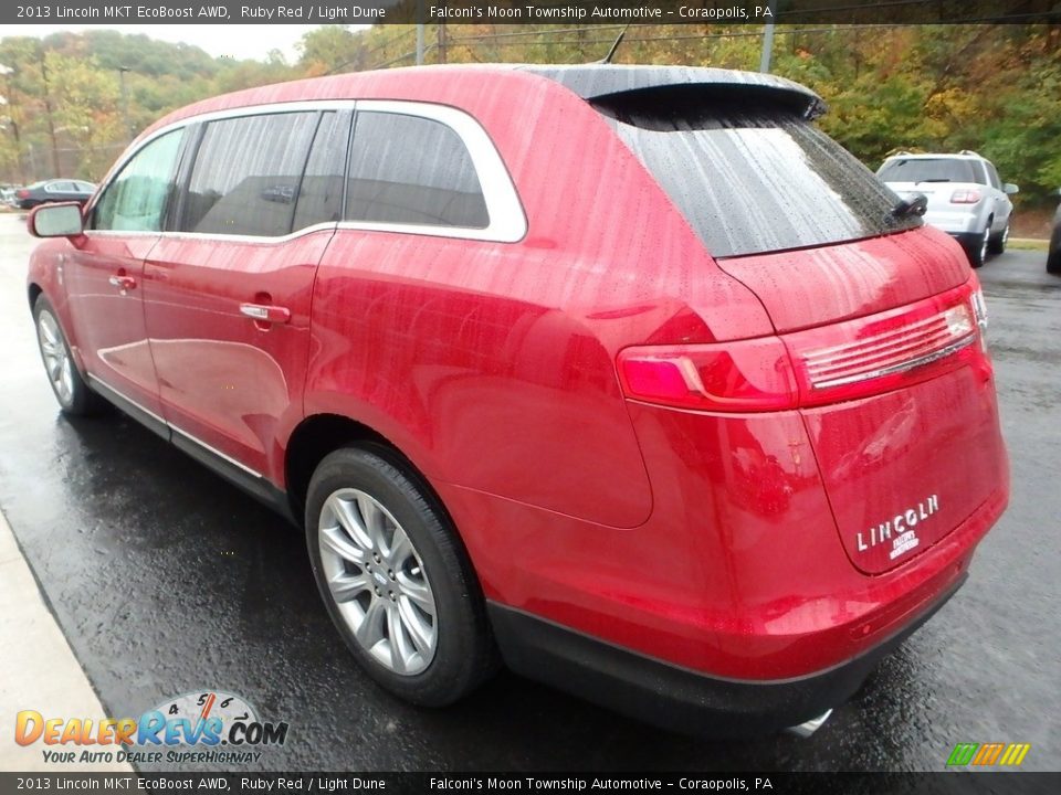 2013 Lincoln MKT EcoBoost AWD Ruby Red / Light Dune Photo #4