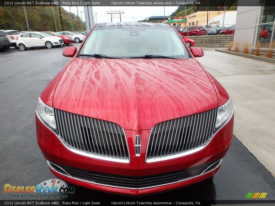 2013 Lincoln MKT EcoBoost AWD Ruby Red / Light Dune Photo #7