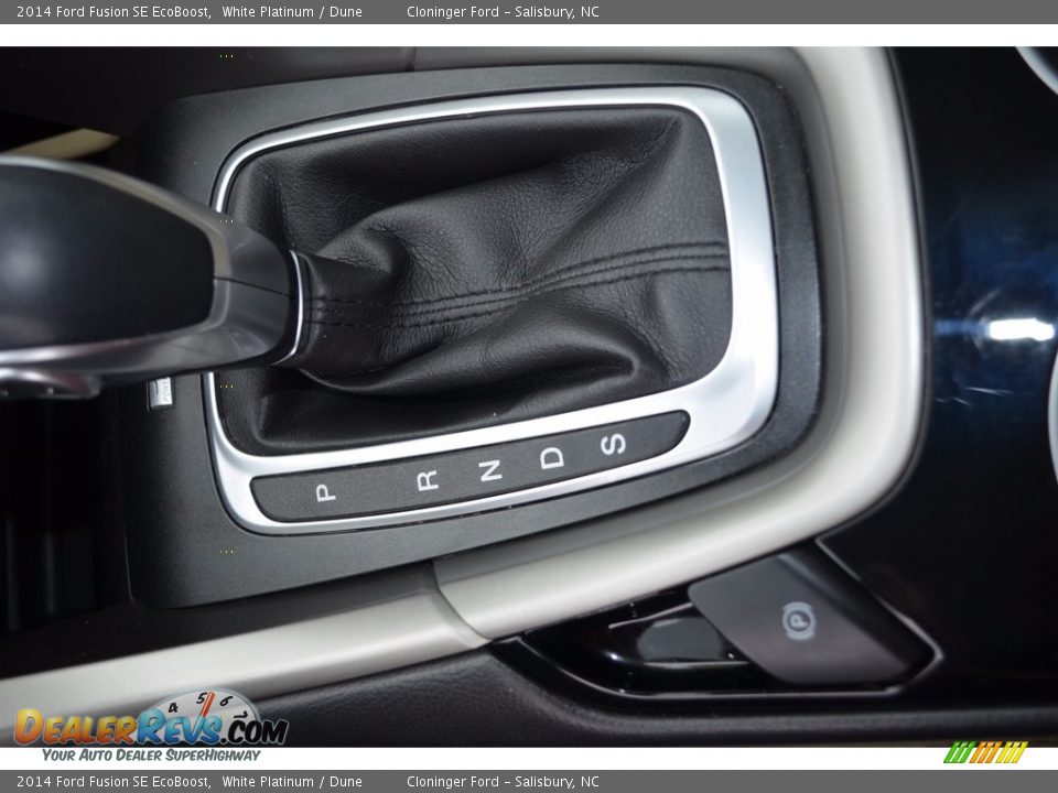 2014 Ford Fusion SE EcoBoost White Platinum / Dune Photo #20