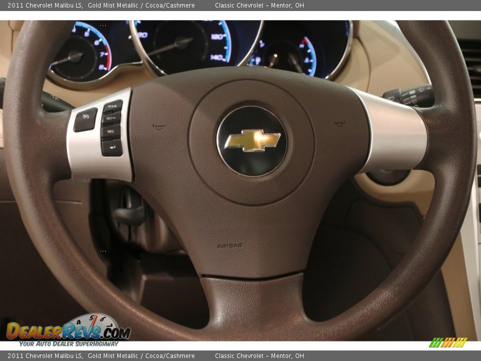 2011 Chevrolet Malibu LS Gold Mist Metallic / Cocoa/Cashmere Photo #6