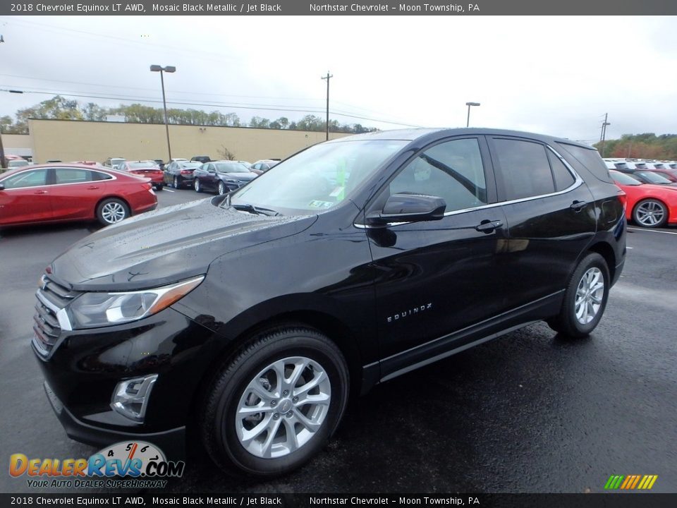 2018 Chevrolet Equinox LT AWD Mosaic Black Metallic / Jet Black Photo #1