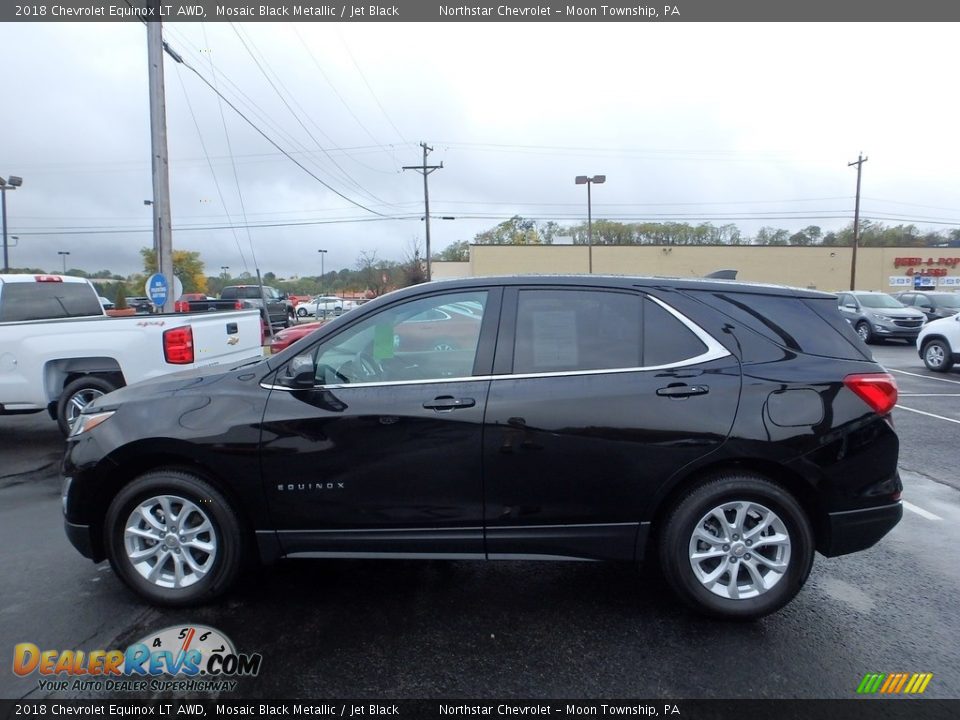 2018 Chevrolet Equinox LT AWD Mosaic Black Metallic / Jet Black Photo #2