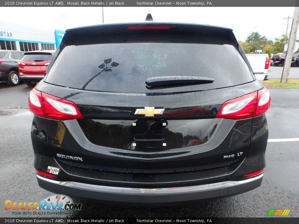 2018 Chevrolet Equinox LT AWD Mosaic Black Metallic / Jet Black Photo #4