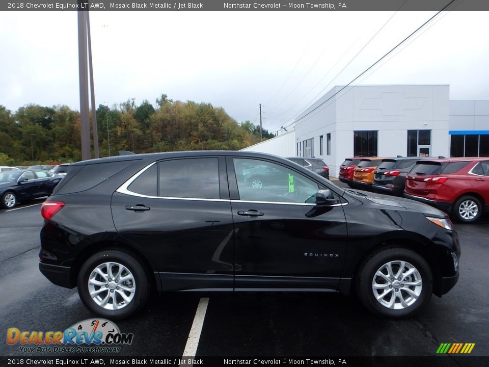 2018 Chevrolet Equinox LT AWD Mosaic Black Metallic / Jet Black Photo #6