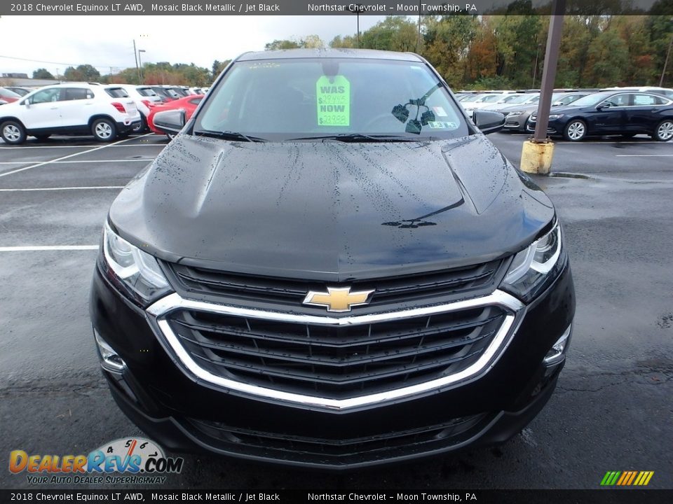 2018 Chevrolet Equinox LT AWD Mosaic Black Metallic / Jet Black Photo #8