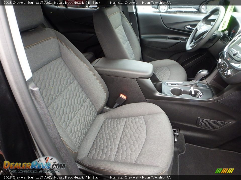 2018 Chevrolet Equinox LT AWD Mosaic Black Metallic / Jet Black Photo #10