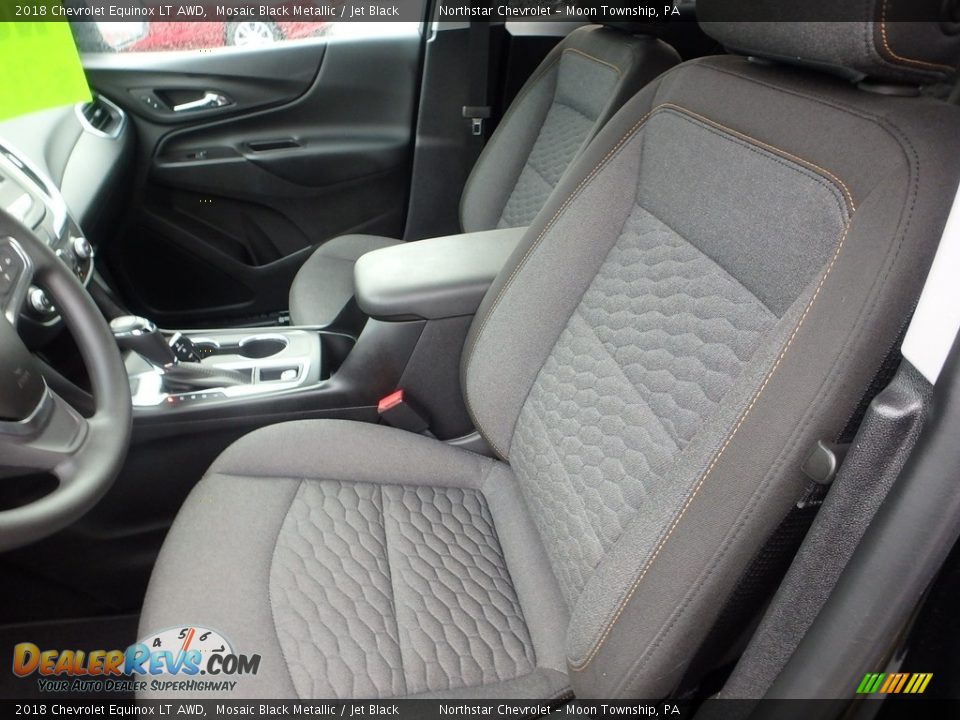2018 Chevrolet Equinox LT AWD Mosaic Black Metallic / Jet Black Photo #13