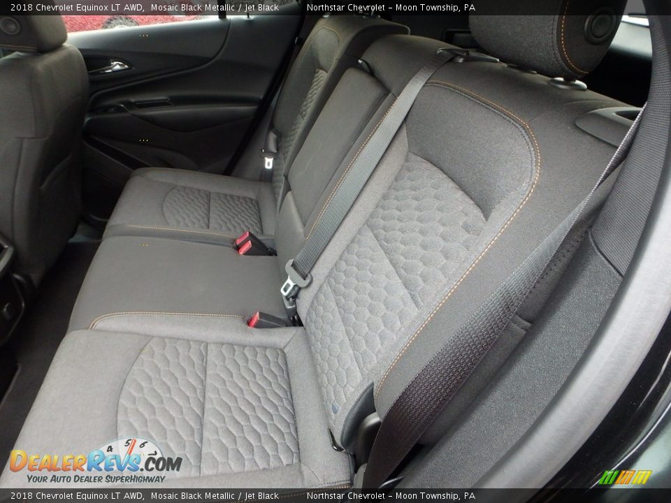 2018 Chevrolet Equinox LT AWD Mosaic Black Metallic / Jet Black Photo #14
