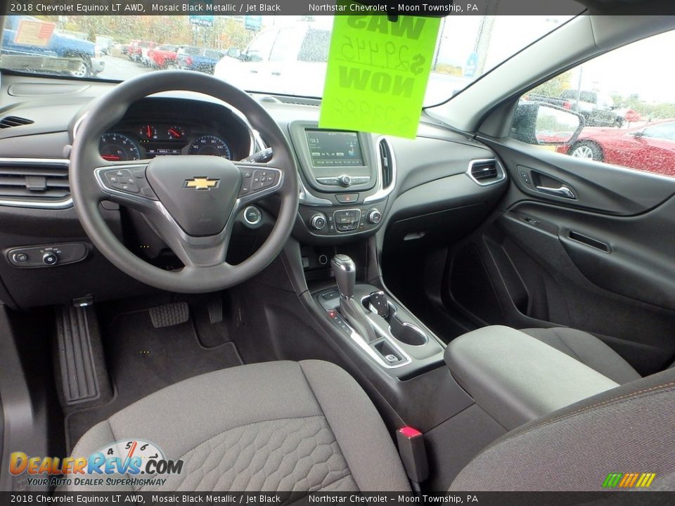 2018 Chevrolet Equinox LT AWD Mosaic Black Metallic / Jet Black Photo #15