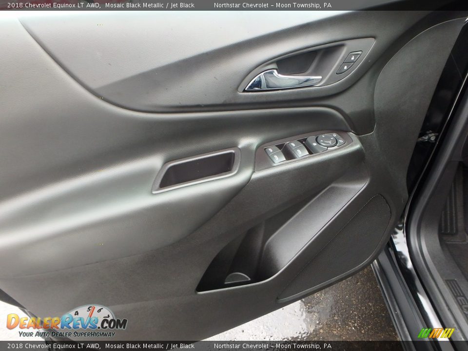 2018 Chevrolet Equinox LT AWD Mosaic Black Metallic / Jet Black Photo #16