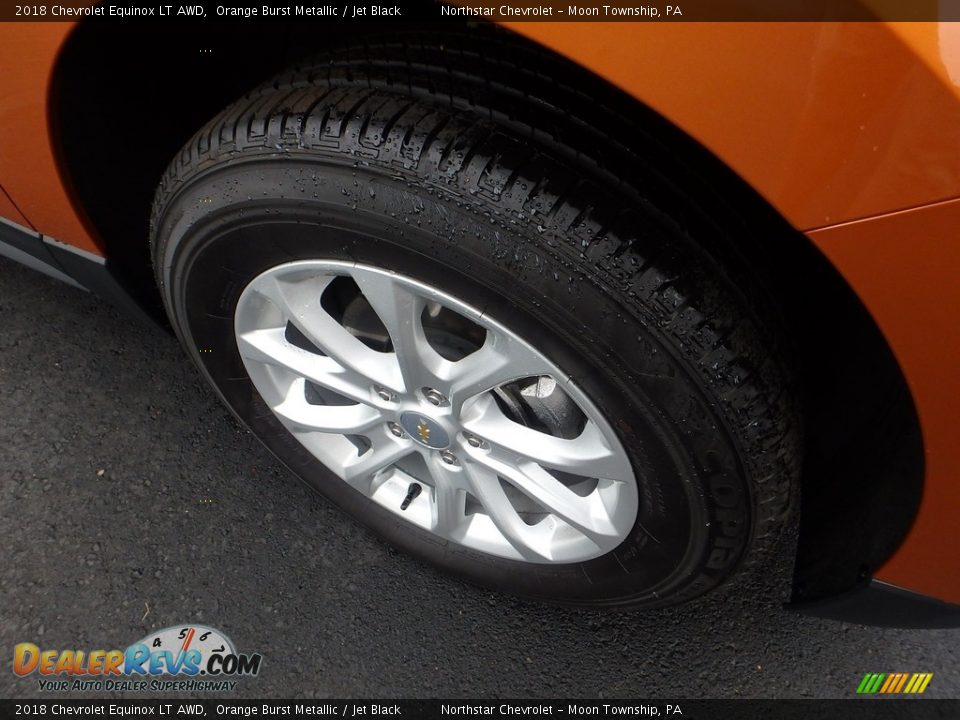 2018 Chevrolet Equinox LT AWD Orange Burst Metallic / Jet Black Photo #9